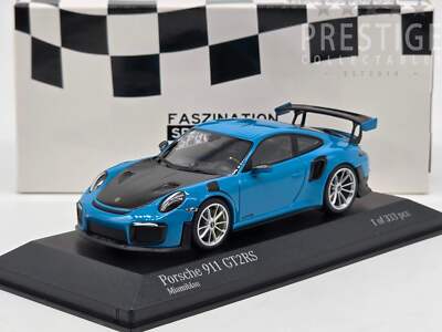 Minichamps 2018 Porsche 911 GT2 RS (991.2) Miami Blue w Silver