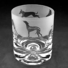 WHIPPET Frieze Boxed 30cl Glass Whisky Tumbler