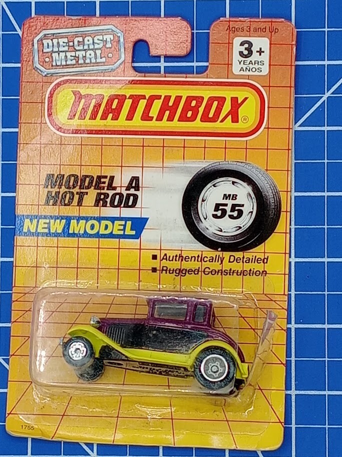 1990 Matchbox Model A Hot Rod MB 55 1/64