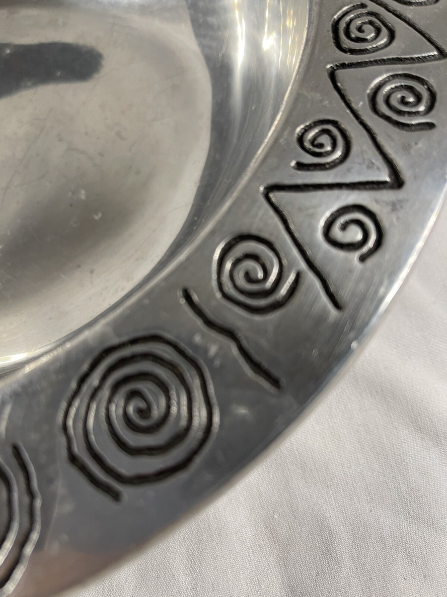 Wilton Armetale Pewter Reggae Round Med Bowl Serving 12