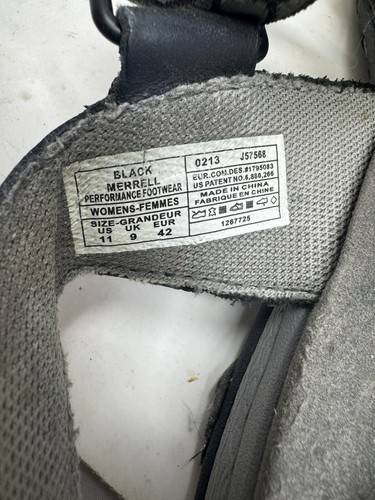 Size 11 Merrell Wrap Black Fabric Women's Sandals - Picture 6 of 7