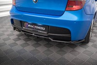 Mittlerer Diffusor Heck Ansatz DTM Look FüR BMW 1Er M-Paket E87 Facelift Schwarz