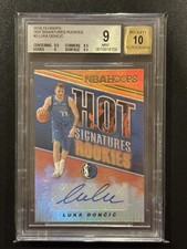 2018-19 Hoops Luka Doncic Hot Signatures Rookies RC BGS 9 MINT 🔥🔥🔥