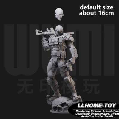 Anime Character Deadshot Fully armed Resin 3D Print GK Figure DIY Model