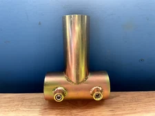Modern Studio Pipe Tee Receiver 1-1/2" to 1-1/4"