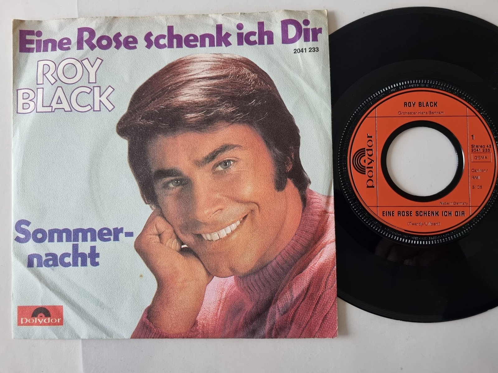 Roy Black - Eine Rose Schenk Ich Dir / Sommernacht 7'' Vinyl Germany