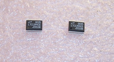 QTY (10) LTC1344CG LINEAR TECH SSOP-24 SOFTWARE SELECTABLE CABLE TERMINATOR NOS