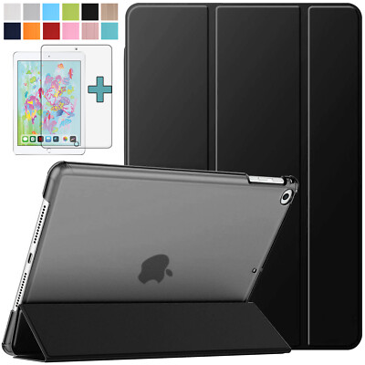 Lonfeid Schutzhülle + 9H Hartglas für iPad 9.7 (6.Gen-2018 / 5.Gen-2017) Case -3