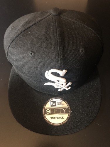 New Era Mütze Chicago White Sox schwarz 9FIFTY Snapback verstellbar "VERSANDKOSTENFREI"