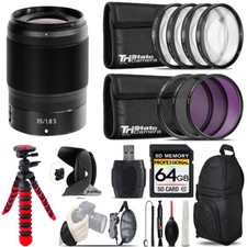 Nikon NIKKOR Z 35mm f/1.8 S Lens Macro Filter Kit -64GB Kit