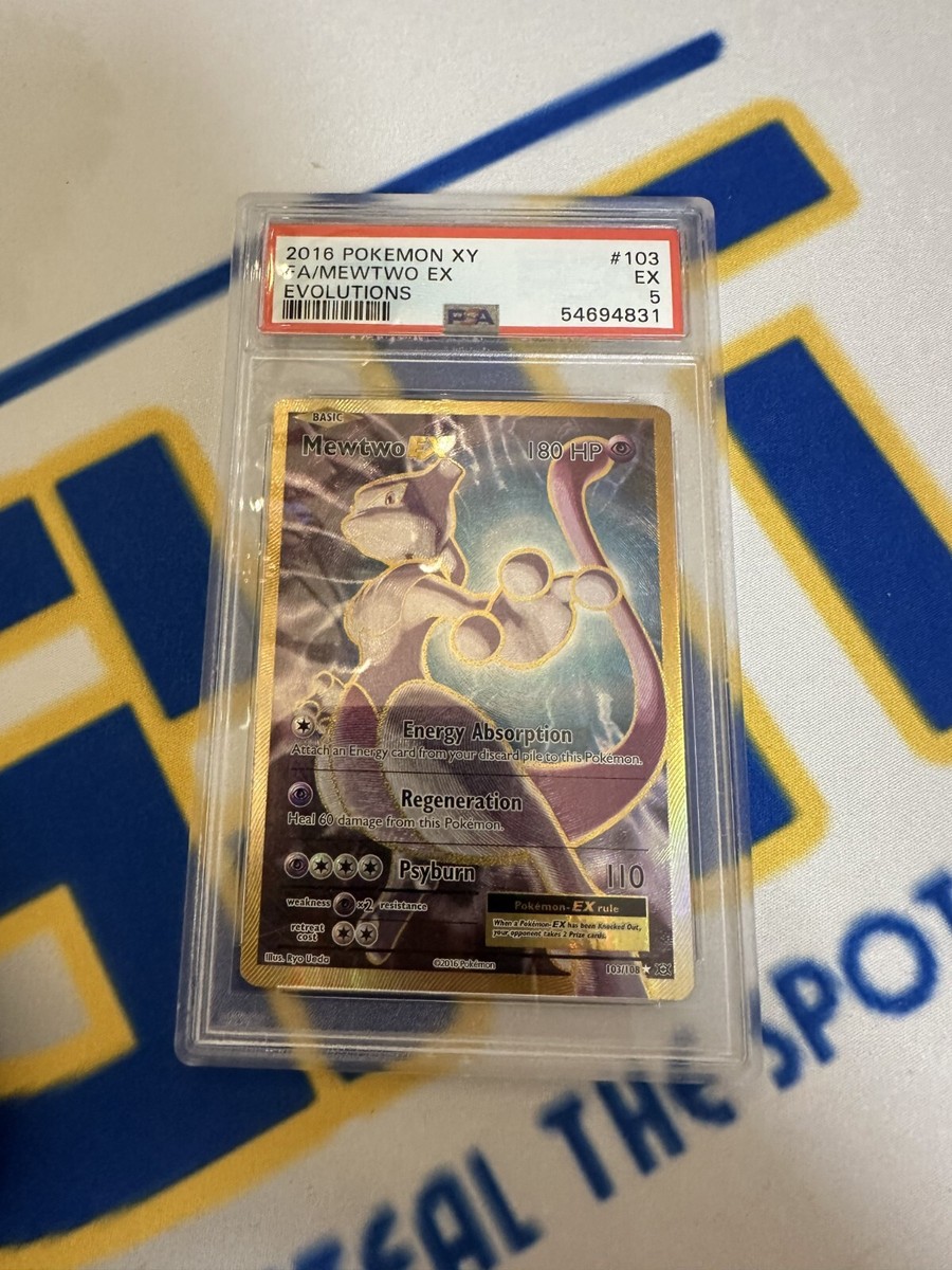 ミュウツー Mewtwo EX 103/108 180HP ポケモンカード Pokemon XY Evolutions Mewtwo EX 103/108 Full Art Ultra Rare