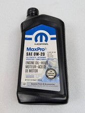 GENUINE OEM Mopar 0W-20 Synthetic Blend Engin...