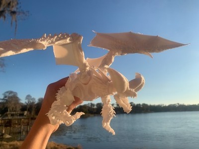 3D Printed Nergigante - Highly Detailed - Fully Articulated 3D Figurine