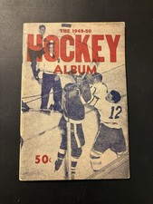 1949-50 Hockey Album Vintage NHL Photos Maple Leaf Gardens Wrestling Advertising