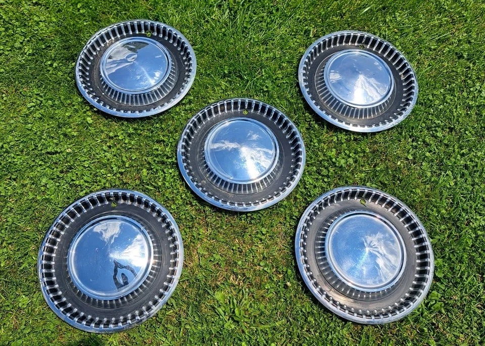 Juego de 5 Tapacubos 1960 Dodge Polara Seneca Dart 14" Cubiertas Rueda 1940831 60 4 Foto 2 de 4