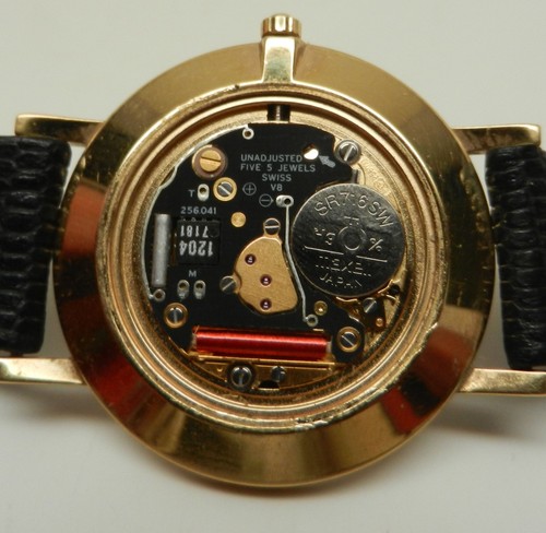 Men's Authentic Swiss Vintage Movado 31mm Museum Ultra Thin Gold W/ Black Dial - Picture 9 of 19