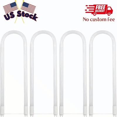 15W U-Bend LED Light Bulb 4000K Cool White - 4-Pack, Ballast Bypass