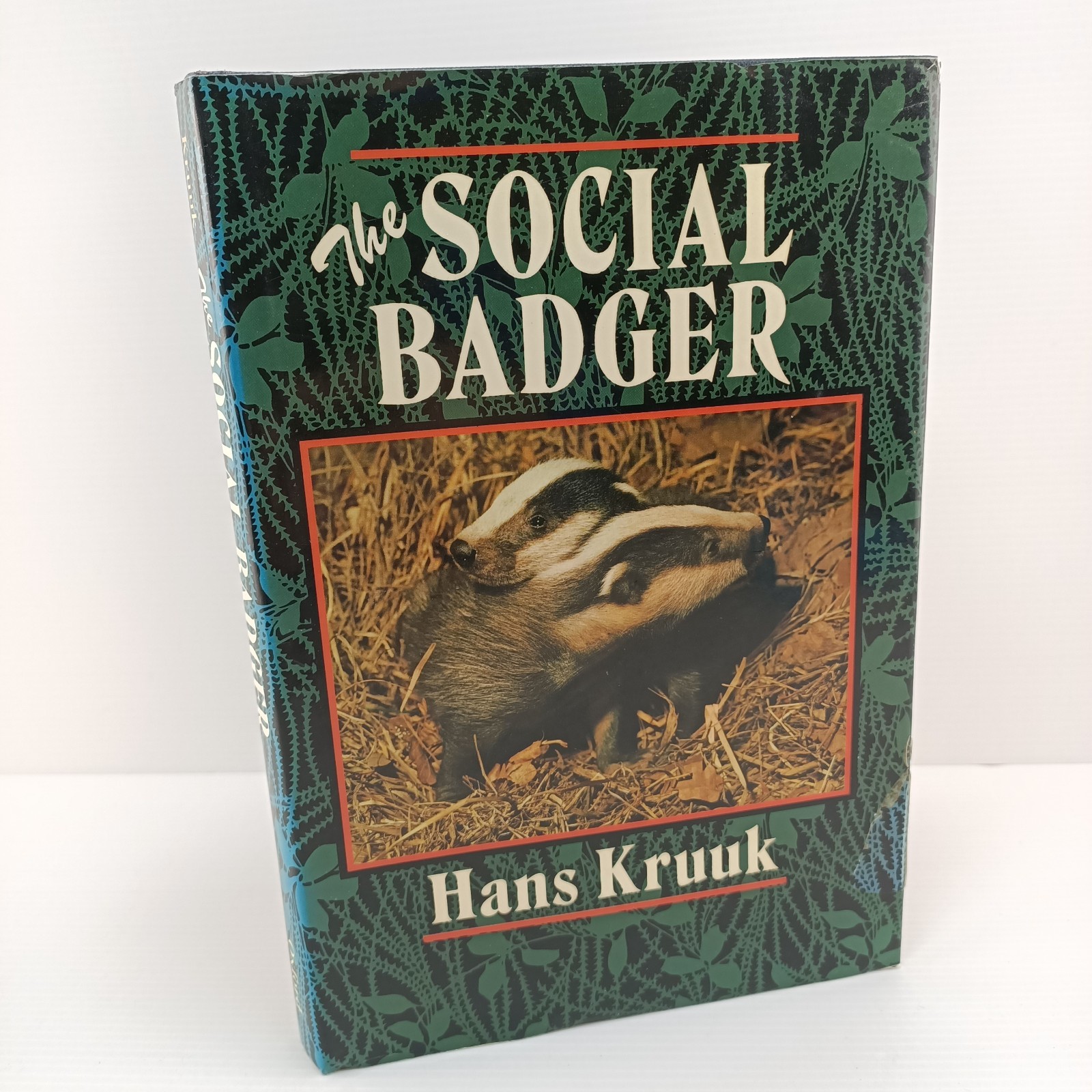 The Social Badger Hans Kruuk 1989 SIGNED Hardcover Ecology Nature Animal Book