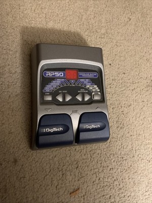 DigiTech RP50V Multi-Effect Modeling Guitar Processor NO Adapter Takes Batteries