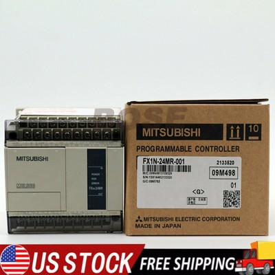 1PC New Mitsubishi FX1N-24MR-001 PLC FX1N24MR001 In Box Expedited Shipping