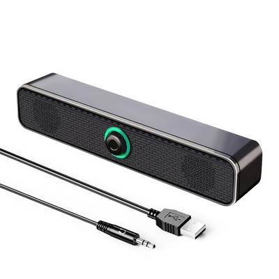 Bluetooth PC SoundBar USB Lautsprecher,Computer Lautsprecher Laptop Boxen Stereo