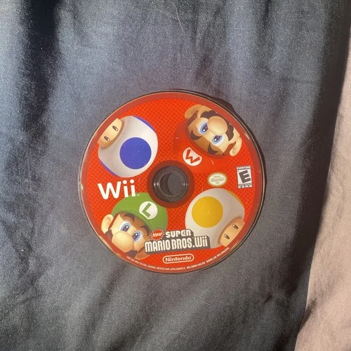 New Super Mario Bros. Wii (Nintendo Wii, 2009) - Disc ONLY, TESTED AND WORKING