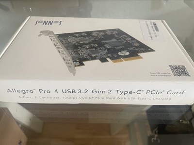 USB3C-4PM-E Sonnet Allegro PCIe USB 3.1 10gb/s