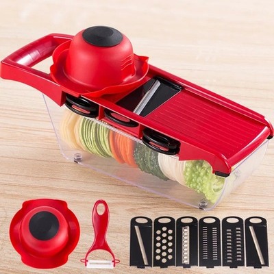 Manual Vegetable Slicer Shredder Portable Kitchen Cutter Potato Carrot Tool