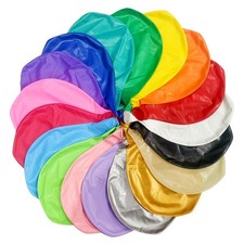 40 Pcs 36 Inch Giant Balloons Latex Large Assorted Colorful Rainbow Big Ballo...