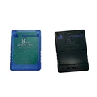 VINTAGE Sony PlayStation 2 Memory Card 8MB 2 Pack Black Island Blue SCPH-10020