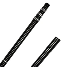 Carbon Fiber Pool Rod - Professional 4.5-15 Foot Telescopic 4-Piece Pool Clea...