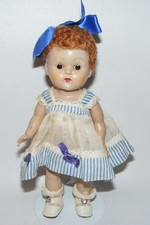 Vtg 1952 Painted Lash strung Vogue GINNY Doll POODLE hair in June Tiny Miss #41