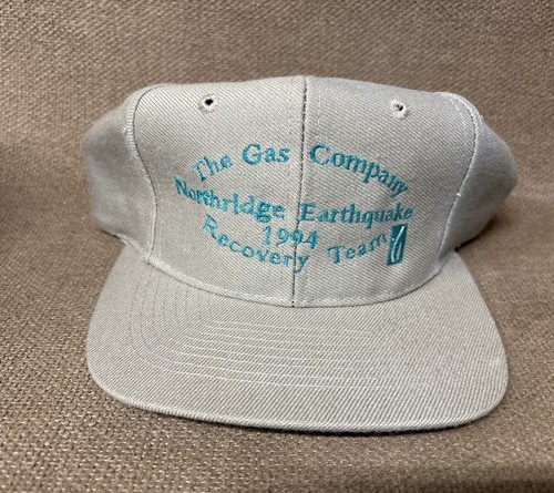 1994 NORTHRIDGE EARTHQUAKE The Gas Co. Recovery Team Official Hat Los Angeles