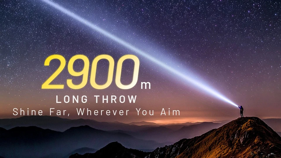 Linterna Linterna LEP recargable ultra largo alcance Nitecore P40 2000 lúmenes - Imagen 3 de 4