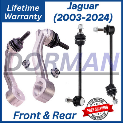 Dorman OEM Front & Rear Sway Bars For 2003-2024 Jaguar, Lifetime Warranty.