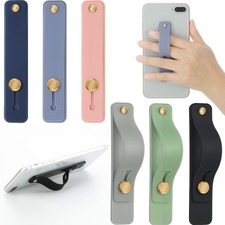 6 Pieces Phone Grip Holder Cell Phone Grip Strap Telescopic Finger Strap Stan...