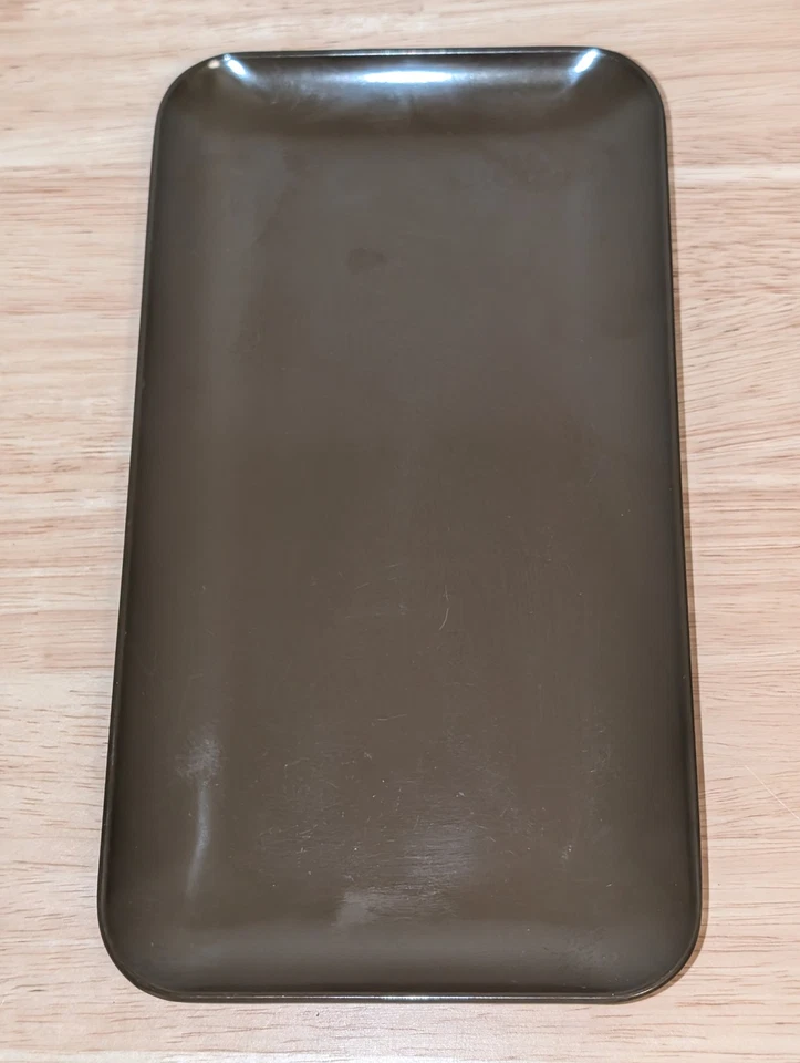 Set of 2 Everyday Home Melamine Serving Trays Vanity Trays Trinket Trays 9 x 6 - Image 4 of 4