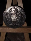1 x 5 ozt .999 Silver LION STACKER ROUND Scottsdale Mint-Toned- #A375