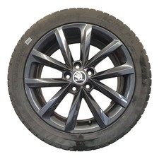 Skoda Fabia MK3 2020 Genuine 7jx16" Alloy Wheel Black Metallic 5JA601025AF