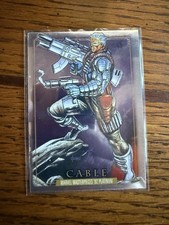 2024 SkyBox Marvel Masterpieces '92 Platinum #18 Cable