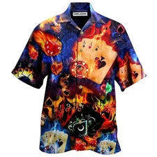 Poker Gambling Life Like Poker Has An Element Of Risk Awesome Hawaiian Shirt