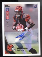 2012 Topps Kickoff MOHAMMED SANU RC ROOKIE AUTO #16/45