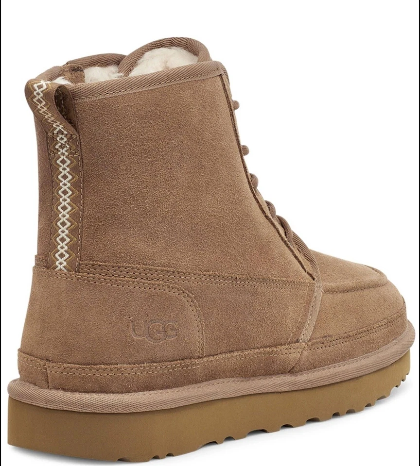 Bota Masculina UGG Neumel Hi Tamanho 12 Castanha Nova Com Etiqueta - Imagem 3 de 4