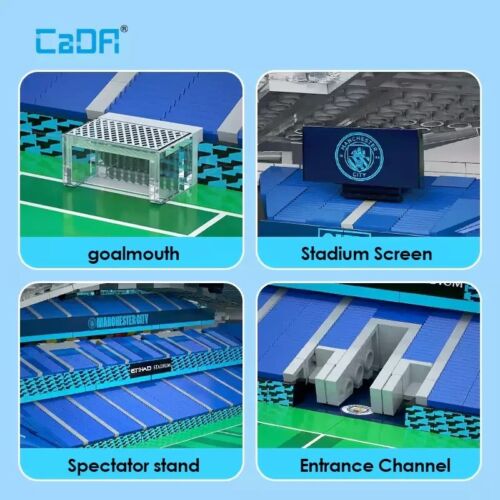 Manchester City FC Etihad Stadium 4474 Pieces Building Brick Block Set - Picture 6 of 8