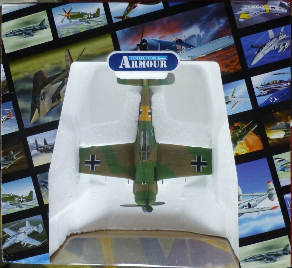 FRANKLIN MINT ARMOUR FW-190 FOCKE-WULF LUFTWAFFE JG 54 ANTON MADER 1/48 G11E401 - Image 2 of 4