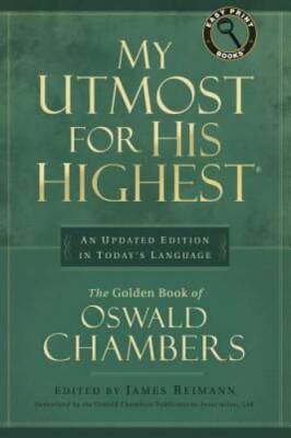 My Utmost for His Highest (Easy Print Books) - Paperback - GOOD