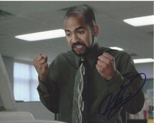 AJAY NAIDU SIGNED AUTHENTIC 'OFFICE SPACE' SAMIR 8x10 PHOTO w/COA ACTOR PROOF