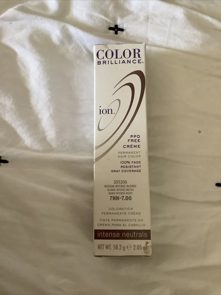 Ion Color Brilliance Permanent Med Intense Blonde 7NN Hair Color Original  Formul | eBay