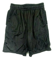 Athletic Works Boys Black Mesh Basketball Shorts Size Large10-12 Preowned
