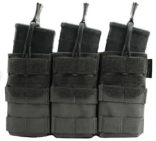 Agilite AG3 Molle 5.56 Triple Magazine Mag Pouch Black